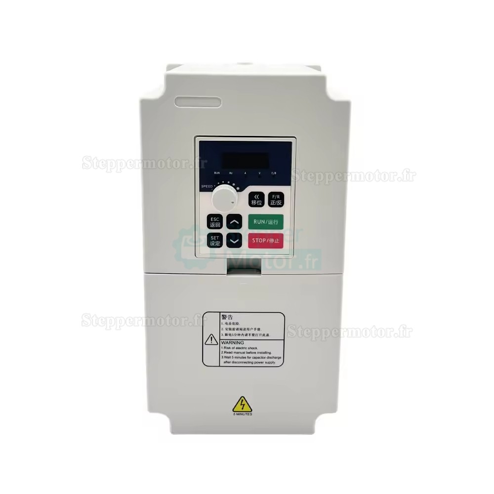 Variateur de fr&eacute;quence 5,5 kW pour moteur de broche CNC H100-5.5S2/T4 220 V/380 V